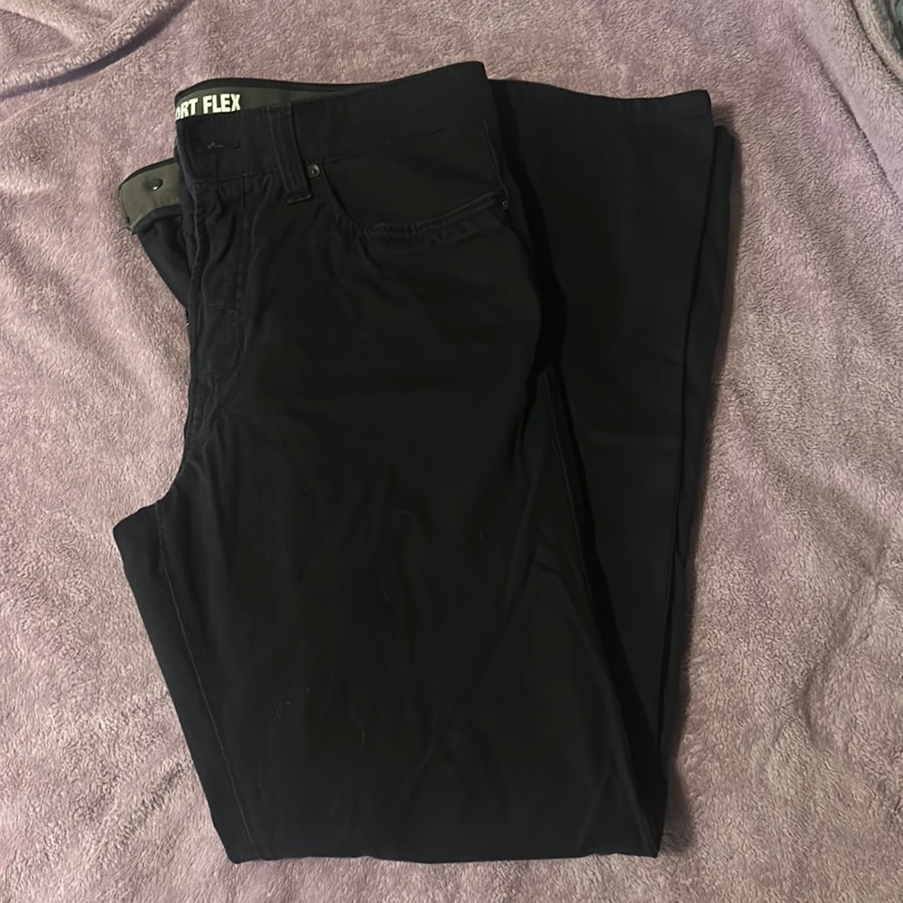 Black men’s union comfort flex pant
